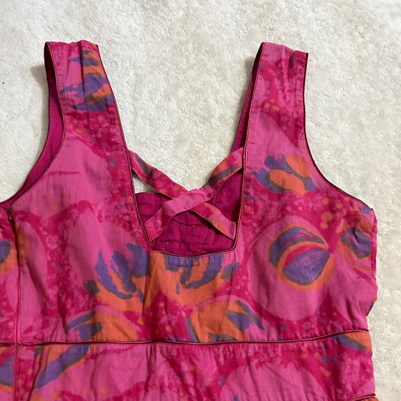Free People Pink Floral Dress Women’s Size 4 - Picture 6 of 7